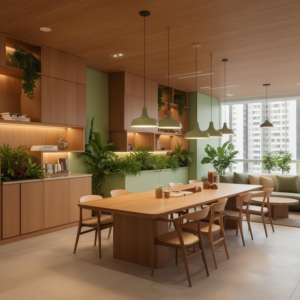 Espaço gourmet e coworking